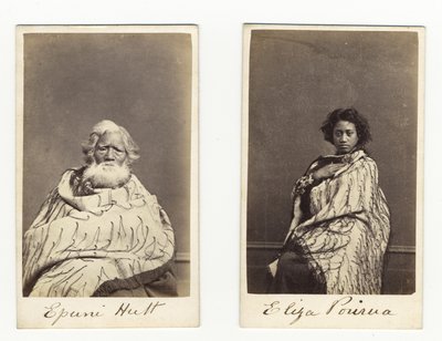 Epuni Hutt und Eliza Porirua, ca. 1865 von James Wrigglesworth