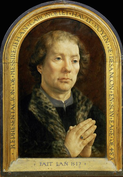 Carondelet-Diptychon: Jean Carondelet von Jan (c.1472 c.1533) Gossaert