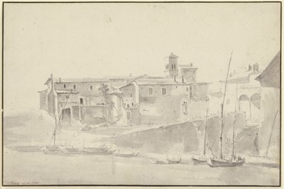 Das Zollhaus am Tiber von Jan Asselijn