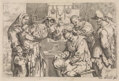 Der Dorfschirrurg von Jan Baptist de Wael