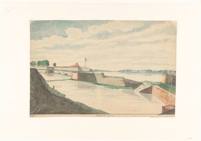 Fort Kranganoor bei Cochin von Jan Brandes (signed by artist)