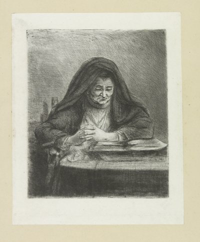 Lesende Frau von Jan Chalon
