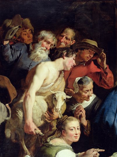 Die Anbetung der Hirten, nach 1628 (Detail) von Jan Cossiers