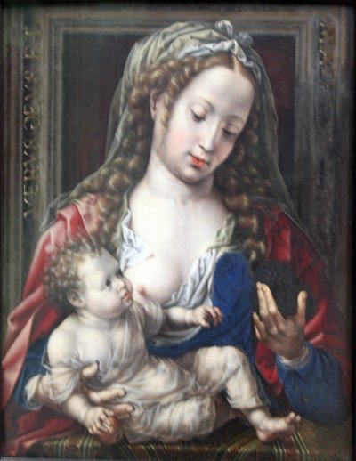 Maria mit dem Kind von Jan Gossaert