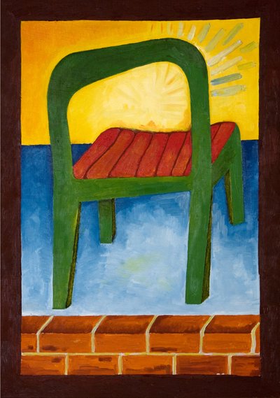 Stuhl in der Luft, 2005 von Jan Groneberg