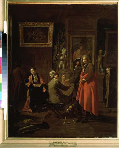 Das Atelier des Malers von Jan Josef the Elder Horemans