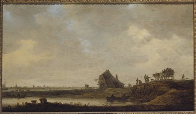 Das Gasthaus am Flussufer von Jan Josephsz van Goyen