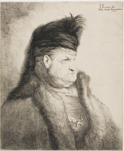 Büste eines orientalischen Mannes von Jan Lievens