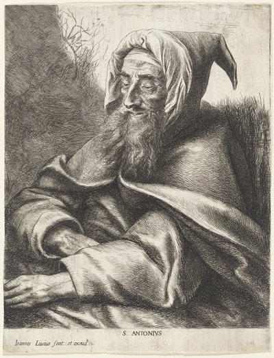 Der heilige Antonius von Jan Lievens