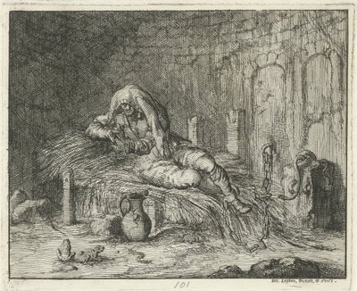 Georg Wanger im Gefängnis von Brixen, 1591 von Jan Luyken