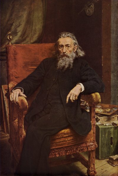 Selbstporträt des polnischen Malers Jan Matejko, 1892 von Jan Alojzy Matejko