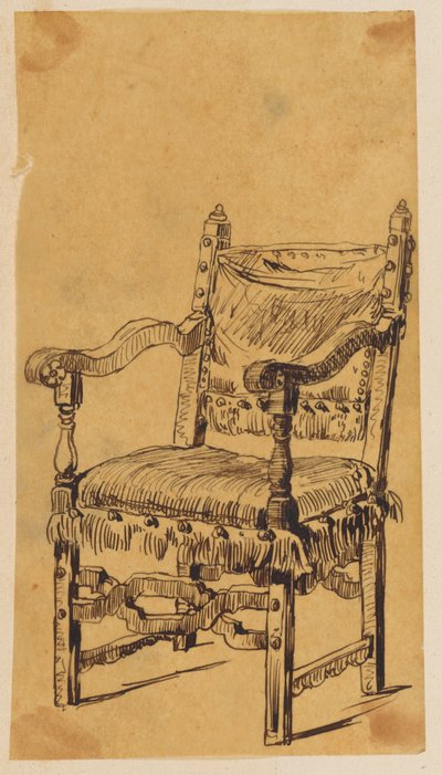 Skarbczyk. Sessel im Stil von Ludwig XIX. von Jan Matejko
