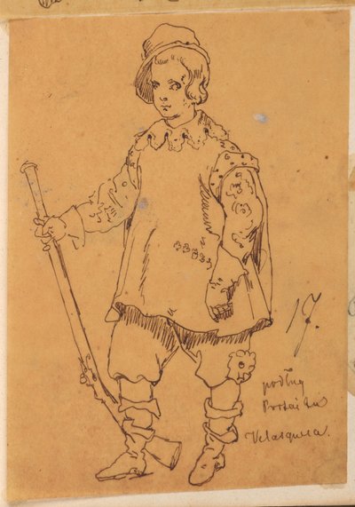 Skarbczyk. Jüngling mit Gewehr. von Jan Matejko