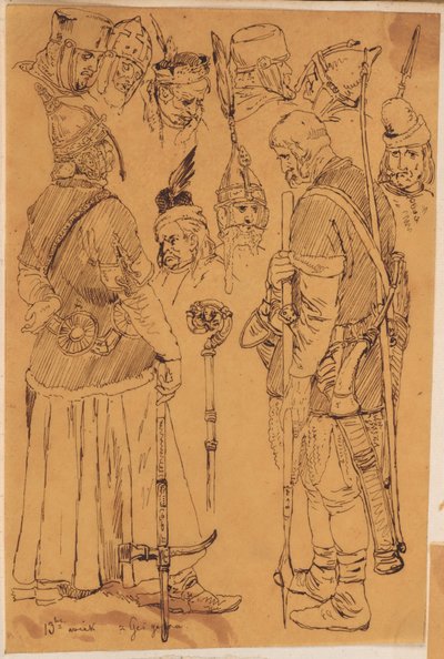 Skarbczyk. Krieger aus dem 13. Jahrhundert von Jan Matejko