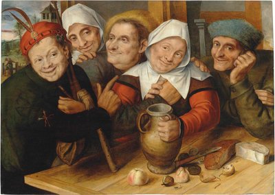 Eine fröhliche Gesellschaft von Jan Matsys