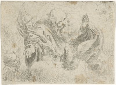 Gott der Vater mit der Taube des Heiligen Geistes von Jan Miel