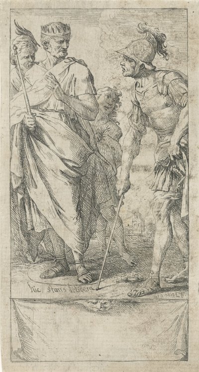 Popilius Laenas zeichnet einen Kreis von Jan Miel