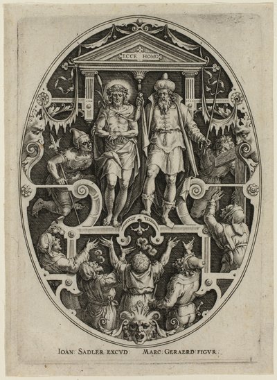 Ecce Homo, aus Passion Christi von Jan Sadeler I