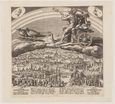 Merkur, aus Die Sieben Planeten von Jan Sadeler I