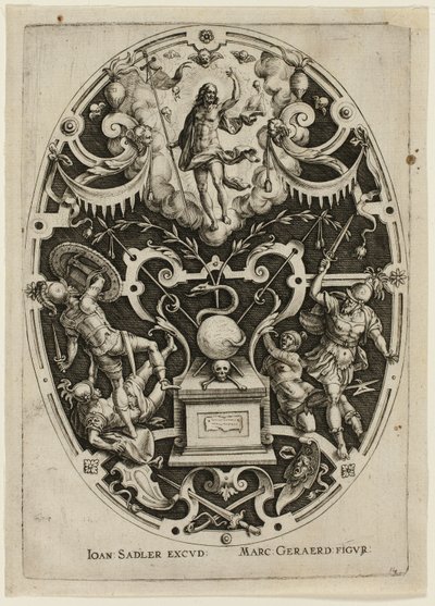 Auferstehung, aus Passion Christi von Jan Sadeler I