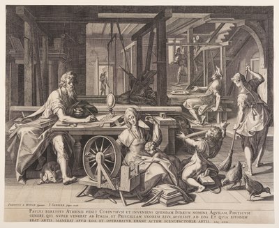 St. Paulus in Korinth von Jan Sadeler I