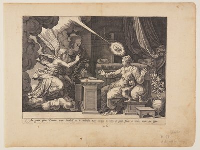 Die Verkündigung von Jan Sadeler I