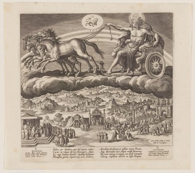 Die Sonne, aus Die sieben Planeten von Jan Sadeler I