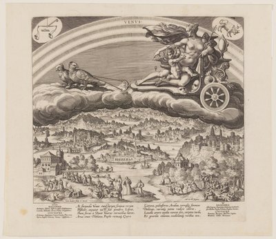 Venus, aus Die Sieben Planeten von Jan Sadeler I