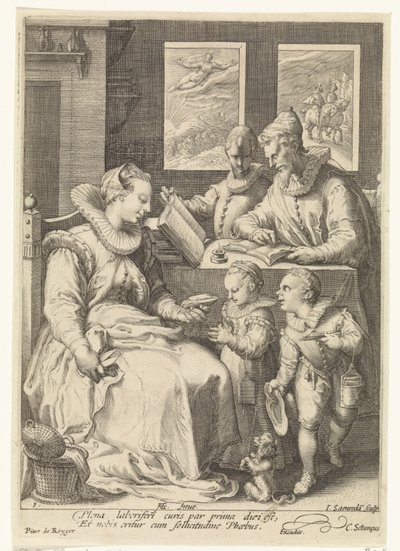 Der Morgen von Jan Saenredam