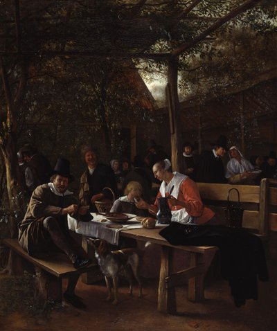 Der Wirtshausgarten von Jan Steen