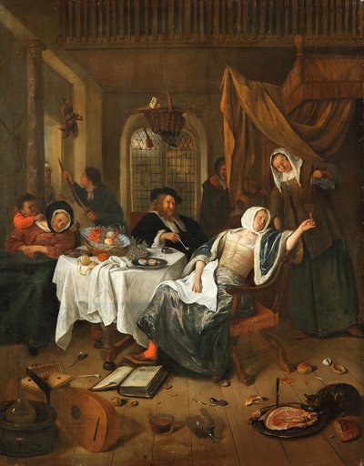 Der liederliche Haushalt von Jan Steen