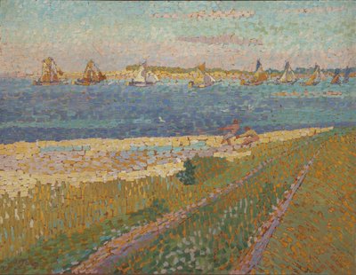 Die Schelde bei Veere, 1907 von Jan Toorop