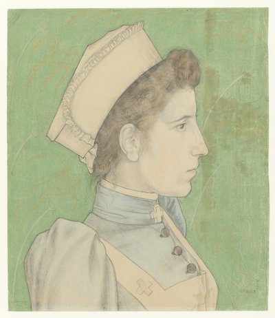 Porträt von Krankenschwester Nelly von Jan Toorop