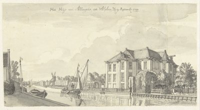 Das Haus von Allongius in Alphen aan den Rijn von Jan de Beijer