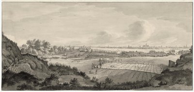 Ansicht der Bleichfelder von Bloemendaal mit Haarlem in der Ferne von Jan de Beijer