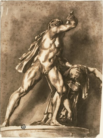 Studie nach dem sterbenden Gallier, der seine Frau und sich selbst tötet von Jan de Bisschop