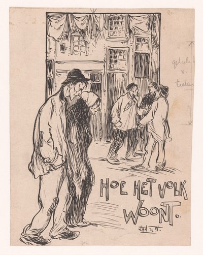 Wie das Volk wohnt von Jan de Waardt (signed by artist)