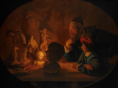 Die Zeichenstunde von Jan ter Borch