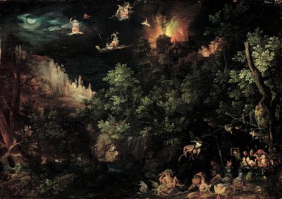 Die Versuchung des Heiligen Antonius von Jan the Elder Brueghel