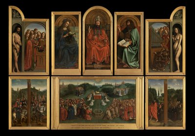 Die Anbetung des Lammes von Jan van Eyck