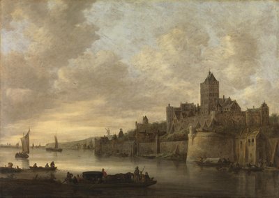Der Valkhof in Nijmegen von Jan van Goyen