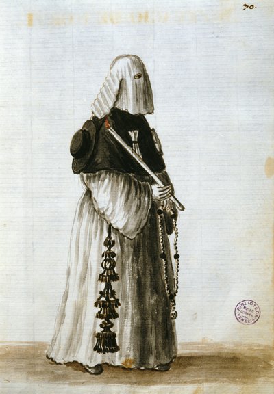 Roben der Bruderschaft des Leidens des Todes von Jan van Grevenbroeck