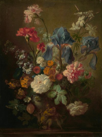 Blumenvase, Mitte des 18. Jahrhunderts von Jan van Huysum