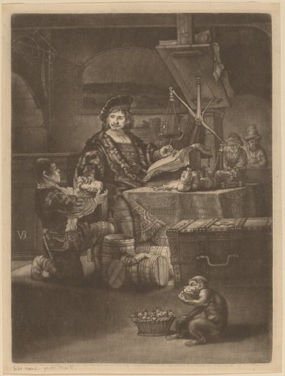 Jan Uytenbogaert von Jan van der Bruggen after Rembrandt van Rijn