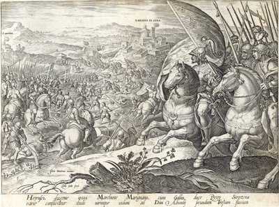 Die Schlacht von Labadia si Sena und St. Abonda, Platte 3 aus 