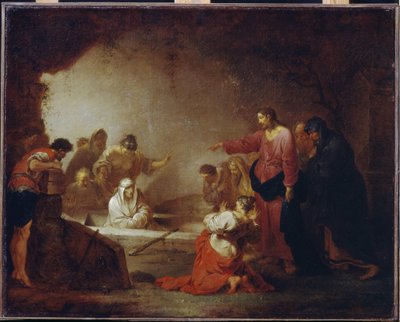 Die Auferweckung des Lazarus von Januarius Zick