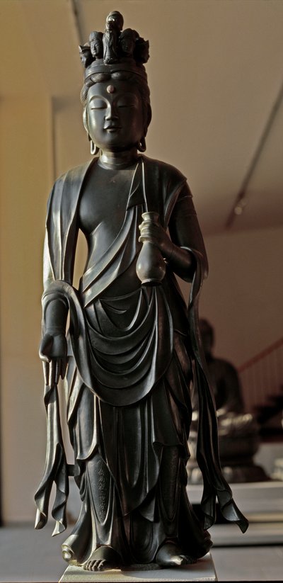 Kwannon-Skulptur, Genroku-Bunka-Periode von Japanese School