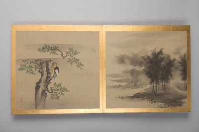 Dreißig Gemälde von Vögeln, Blumen und Landschaft, spätes 18. Jahrhundert (Album) von Japanese School