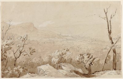 Ein Blick vom Bald Mountain, Orange County, N. Y. von Jasper Francis Cropsey