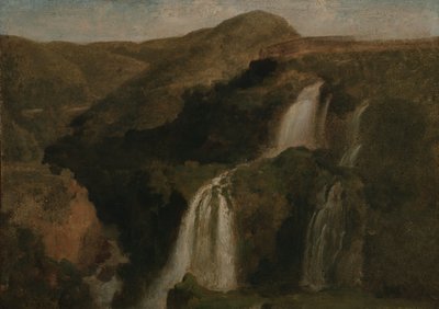Wasserfälle von Tivoli von Jean-Baptiste-Camille Corot